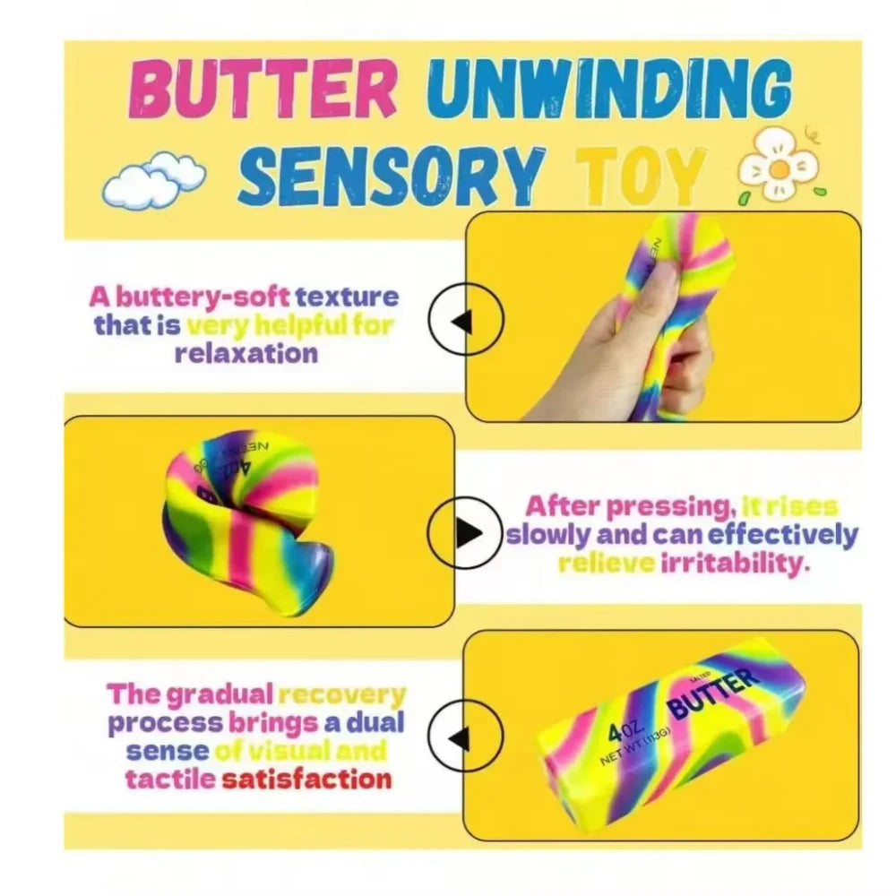Soft Kneaded Butter Stick Fidget Toy