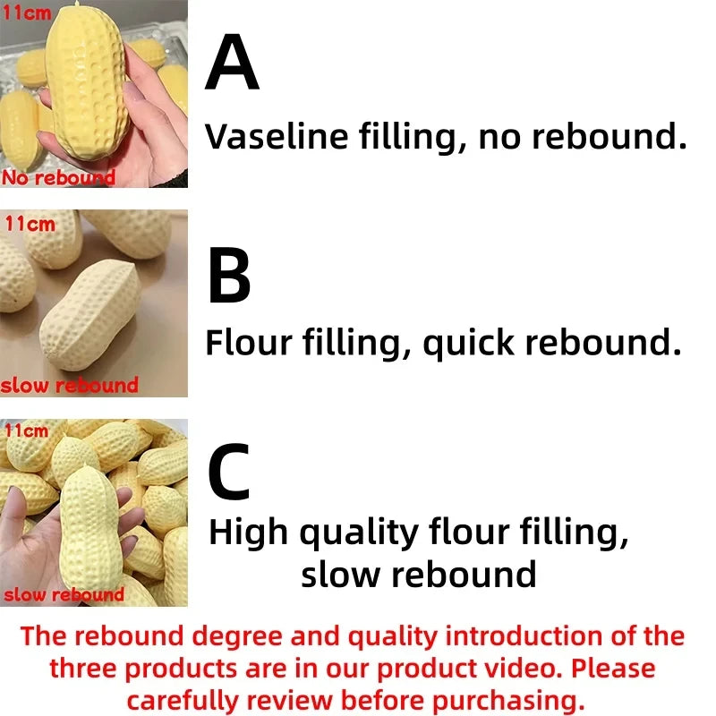 Buttery-Soft Peanut Stress Ball